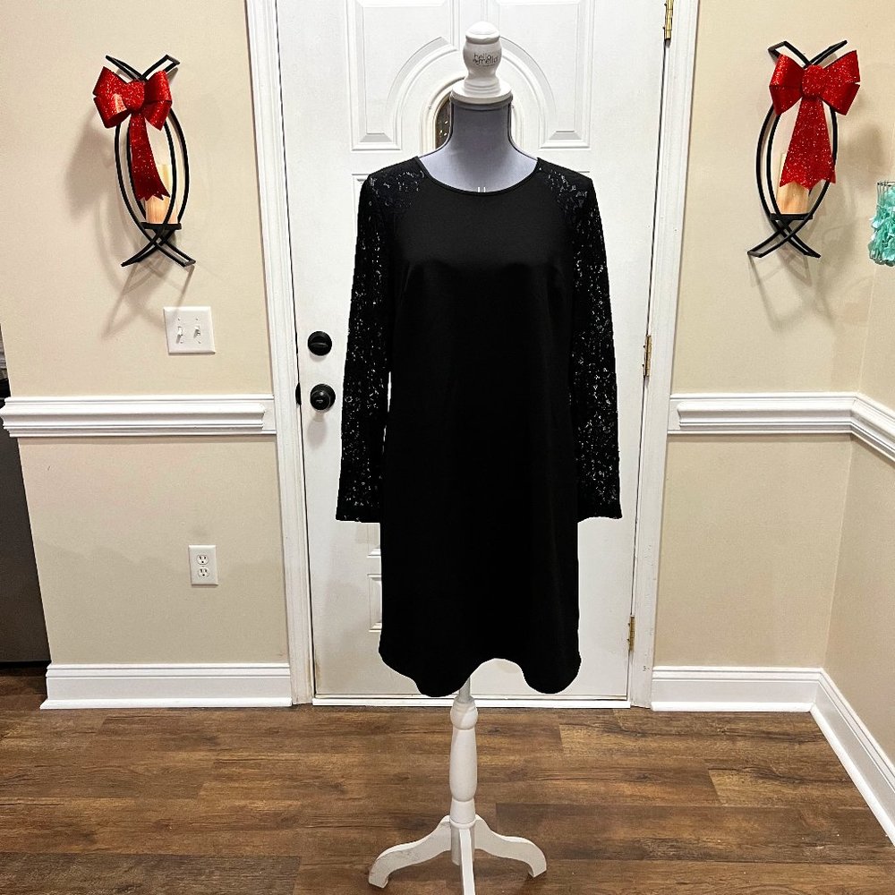 Tommy Hilfiger Dress with Lace Sleeves